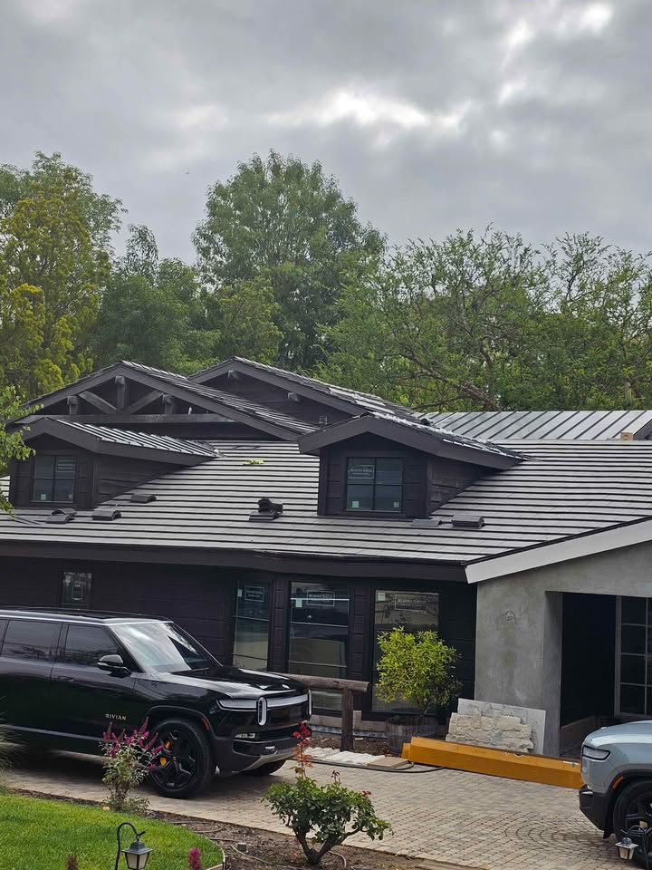 Roof installation project by Luxurious Construction LLC