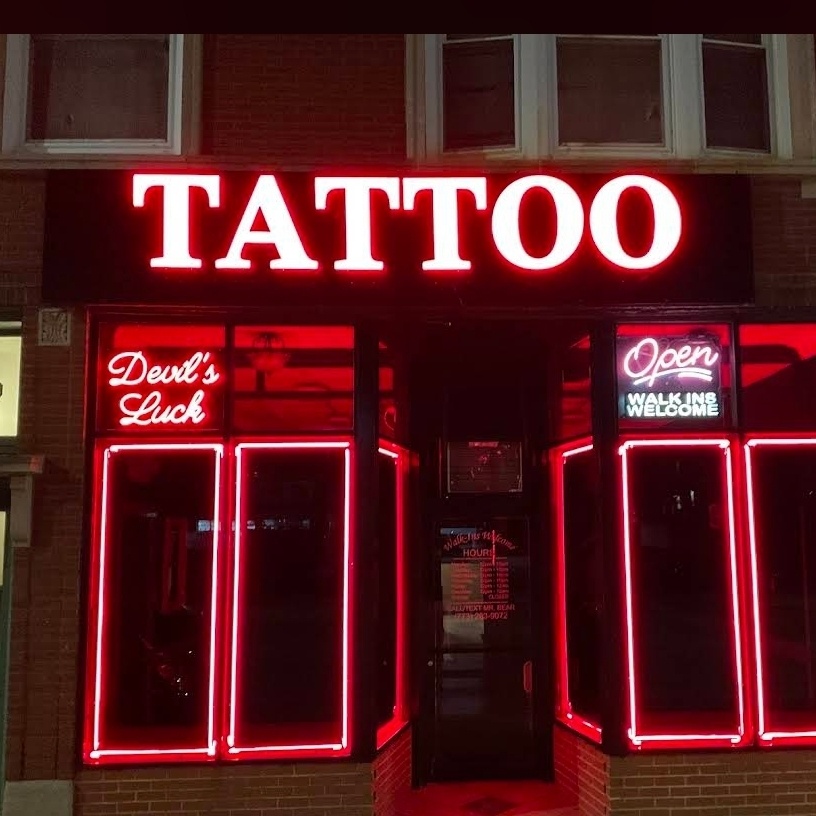  for Devil's Luck Tattoo Collective in Chicago, IL