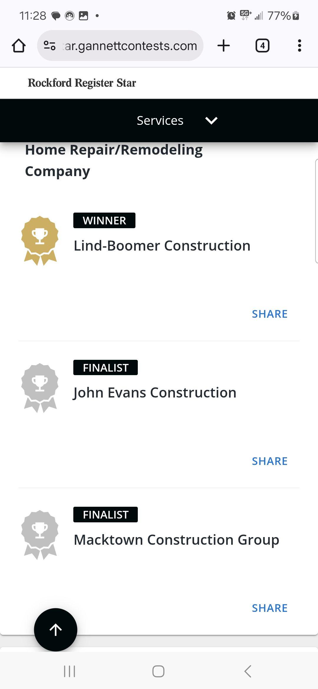  for Lind Boomer Flooring, Remodeling & Construction in Loves Park, IL