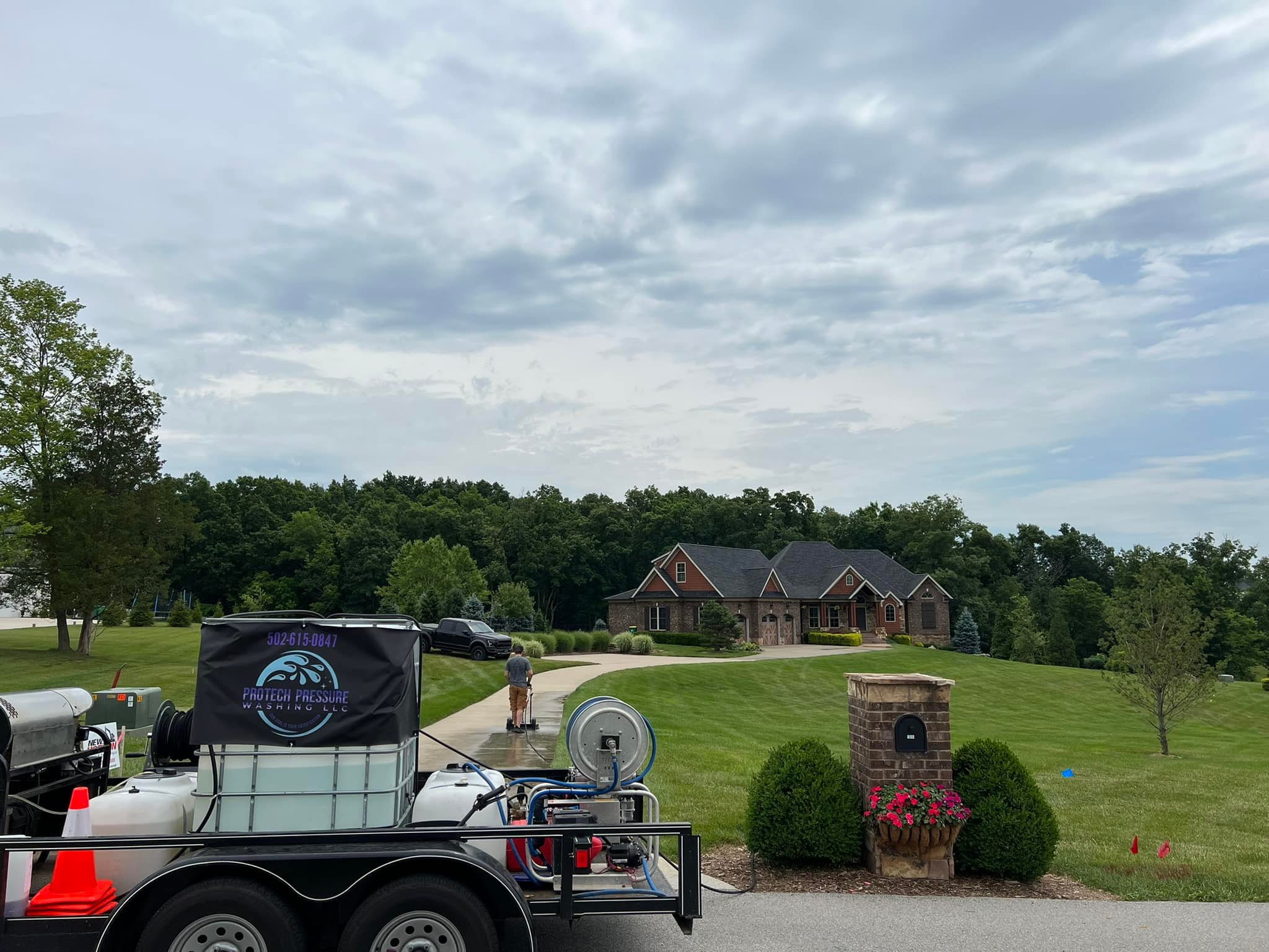 power washing in Louisville, Kentucky ProTech Pressure Washing LLC Home