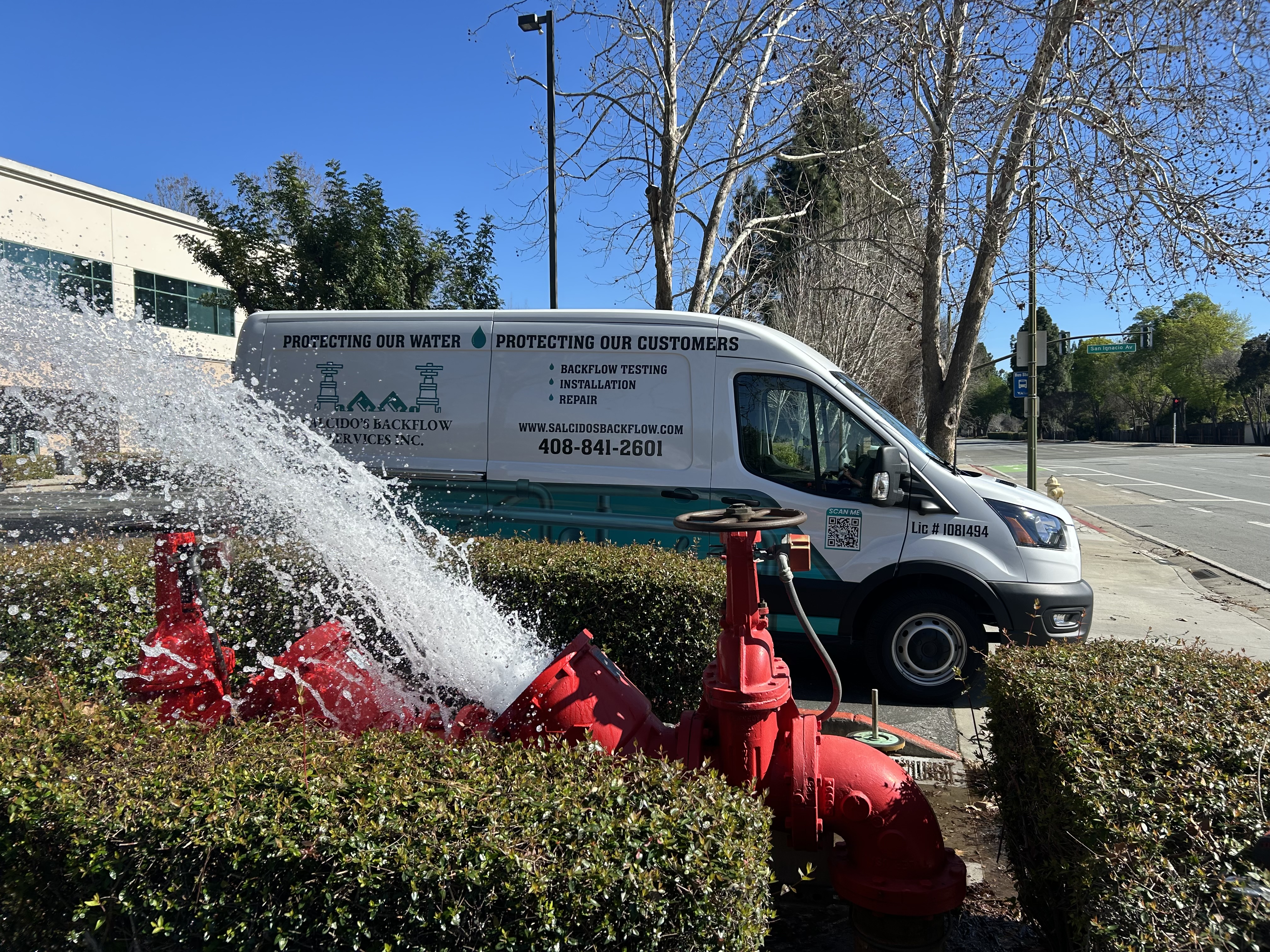  for SALCIDO'S BACKFLOW SERVICES INC in Santa Clara, CA