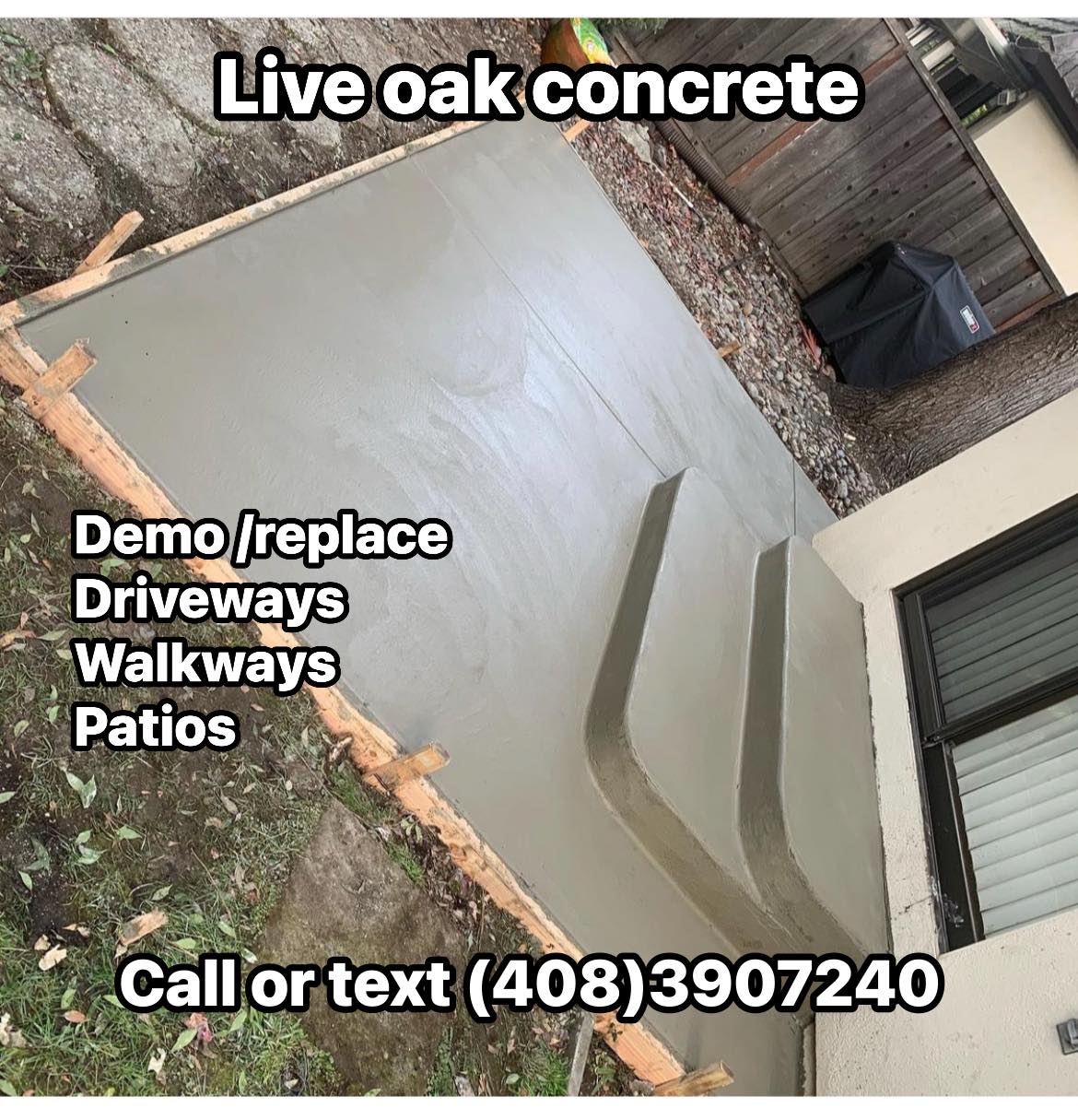  for Live Oak Concrete in San Jose, CA