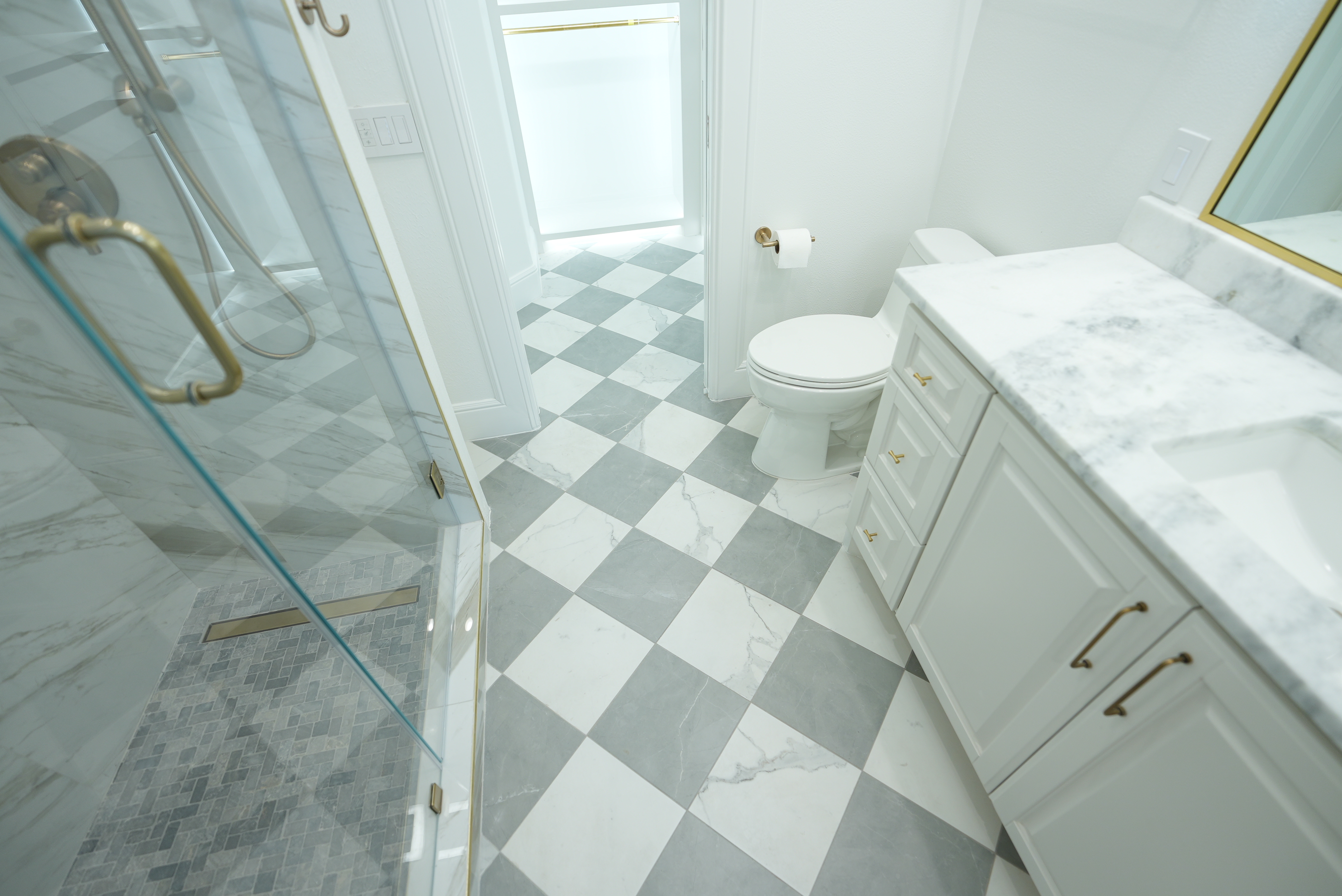 Bathroom renovation project by Luxurious Construction LLC