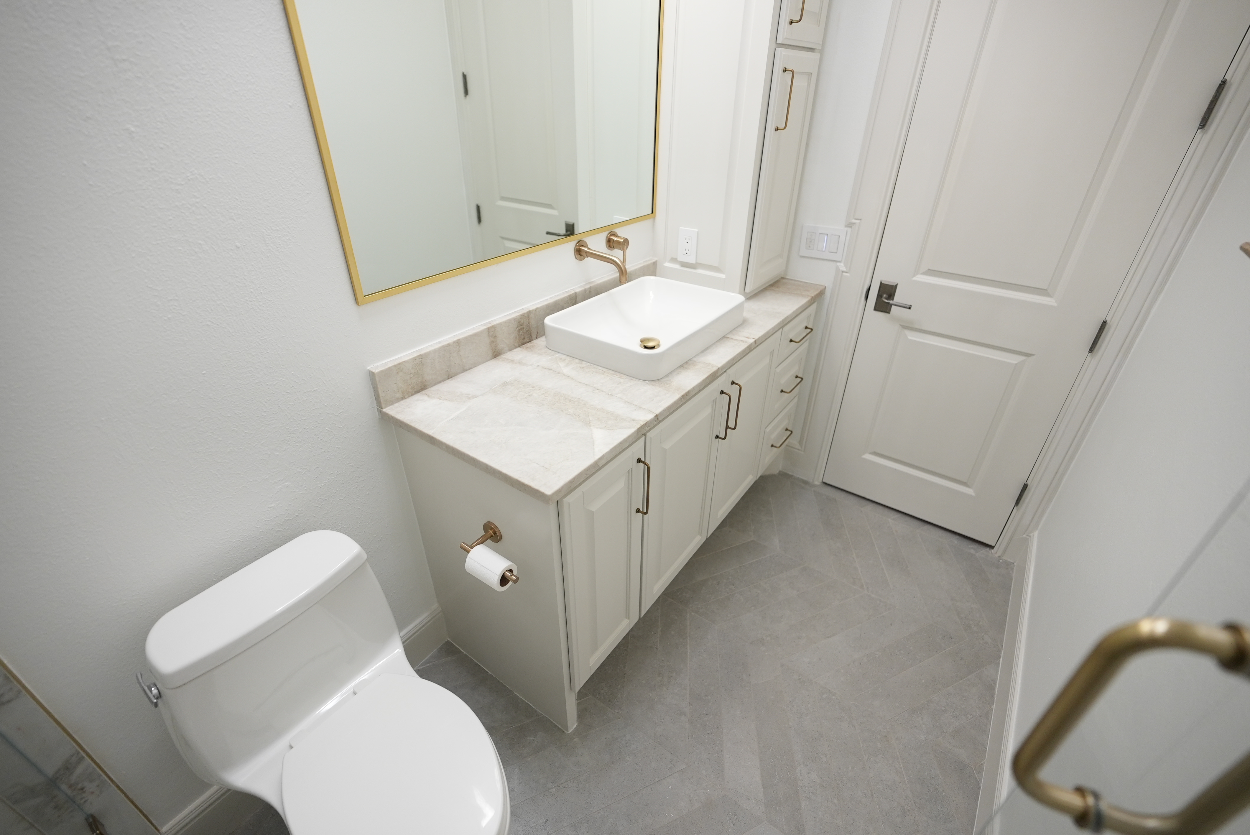 Bathroom renovation project by Luxurious Construction LLC
