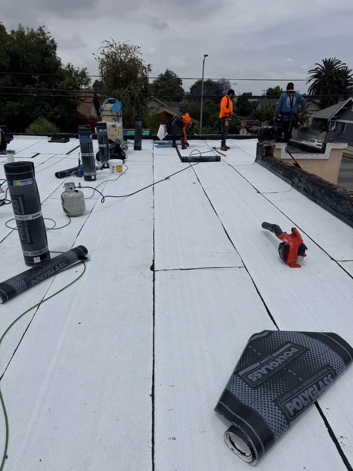Roof installation project by Luxurious Construction LLC