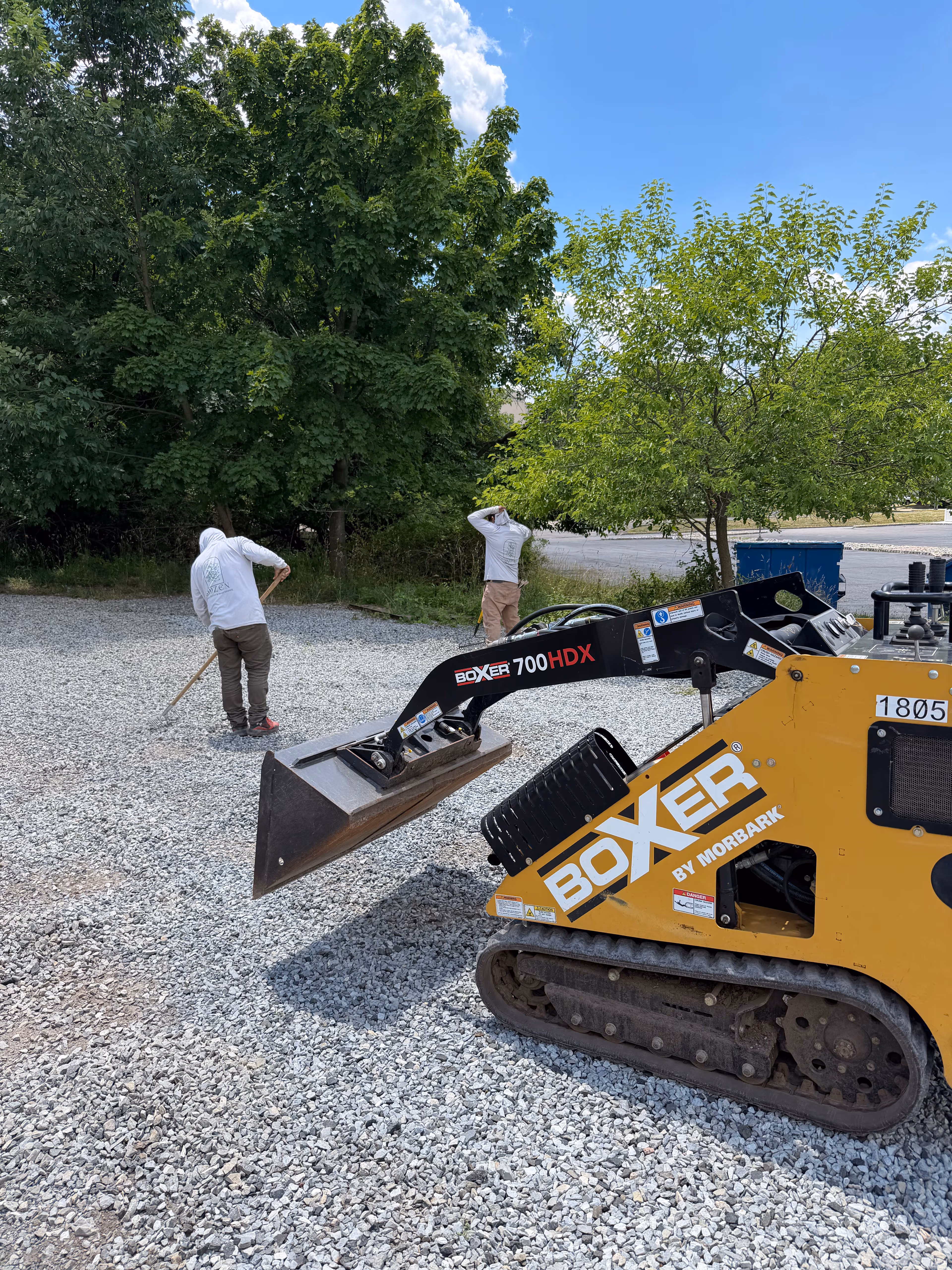 Gravel Driveway Grading for Flemington Floral in Flemington, NJ