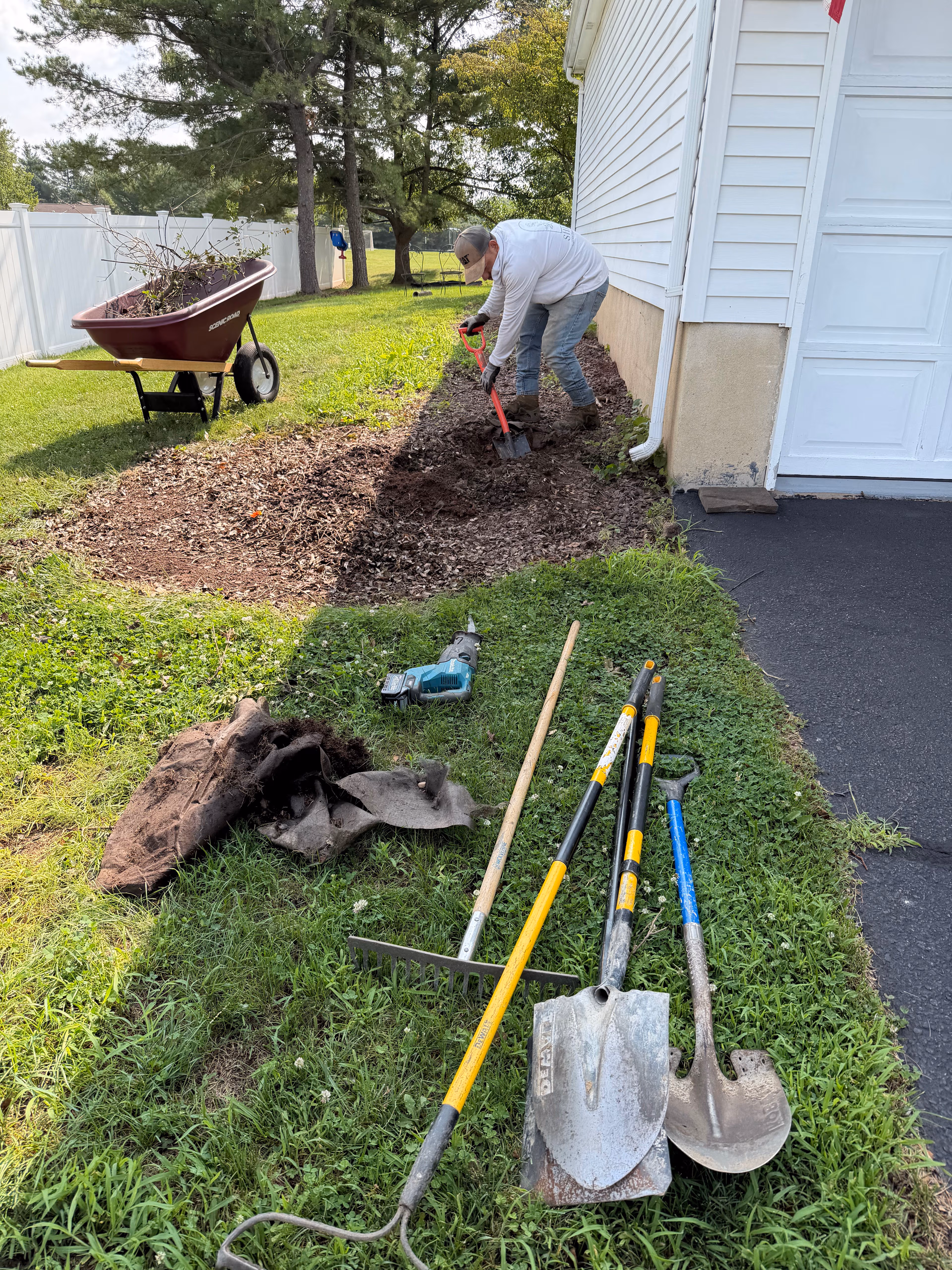 Garden Bed Overhaul and Tree Planting in Raritan Township