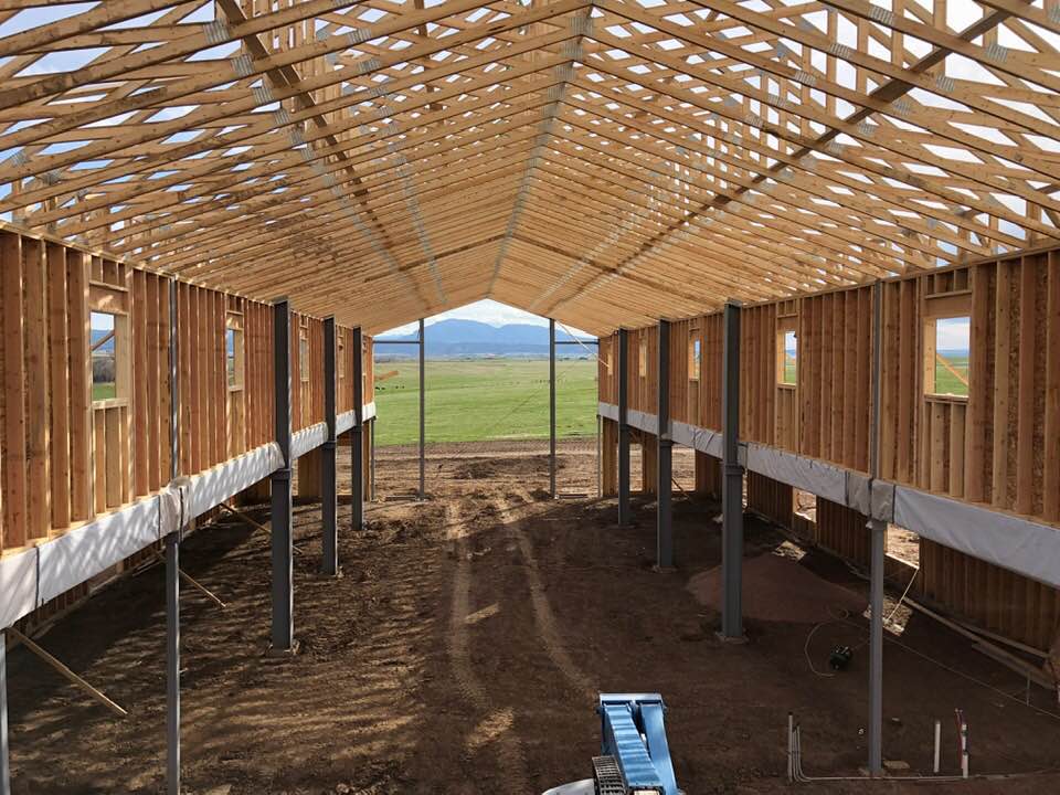 Horstmann Homes house under construction near Lead, South Dakota