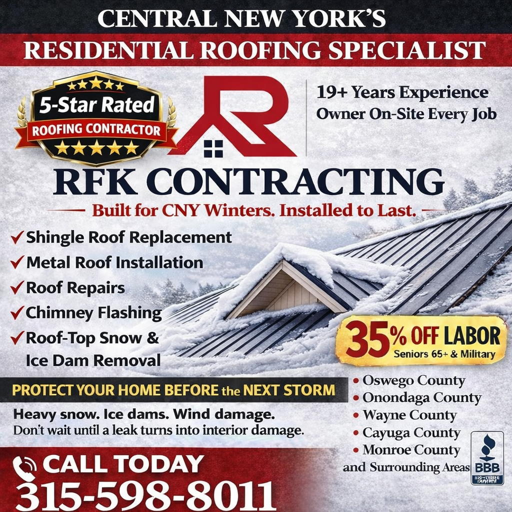  for RFK Contracting in Martville, NY