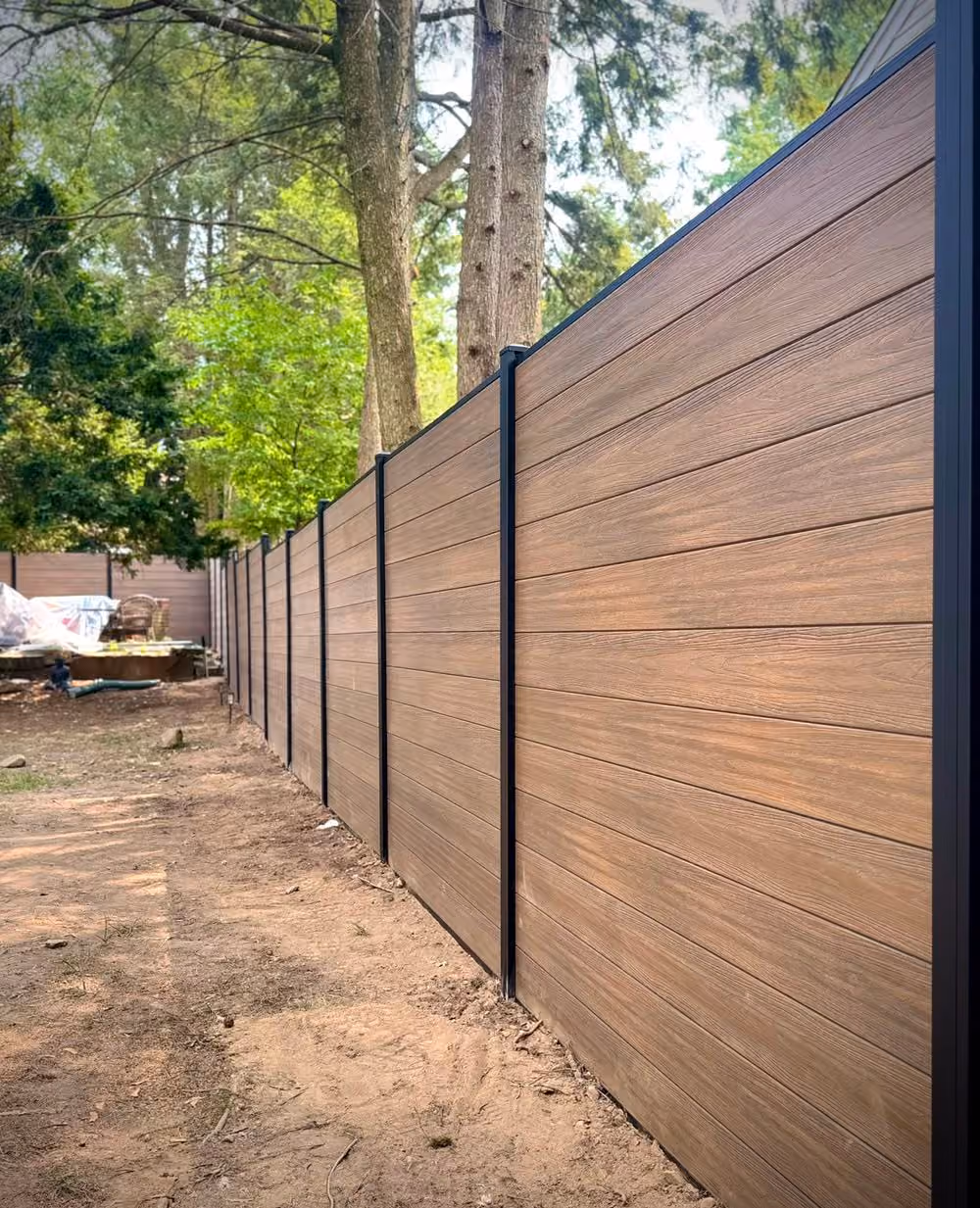 Elevate Your Privacy - Cedar Look Composite Fence in Hackensack