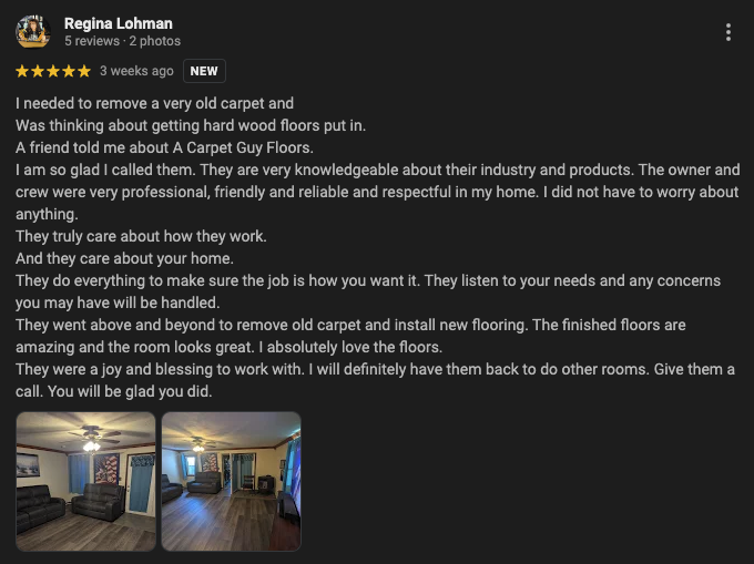  for A Carpet Guy Floors in Baltimore, MD