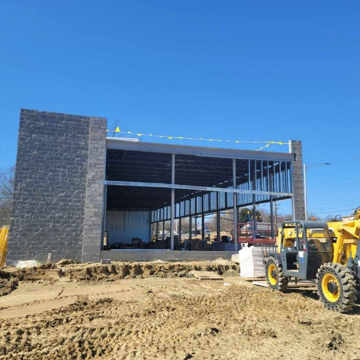 Commercial construction project by Luxurious Construction LLC
