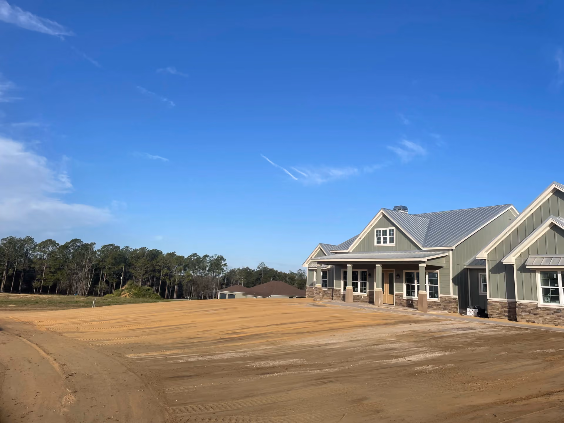 Finish Grading a New Build for Sod Install