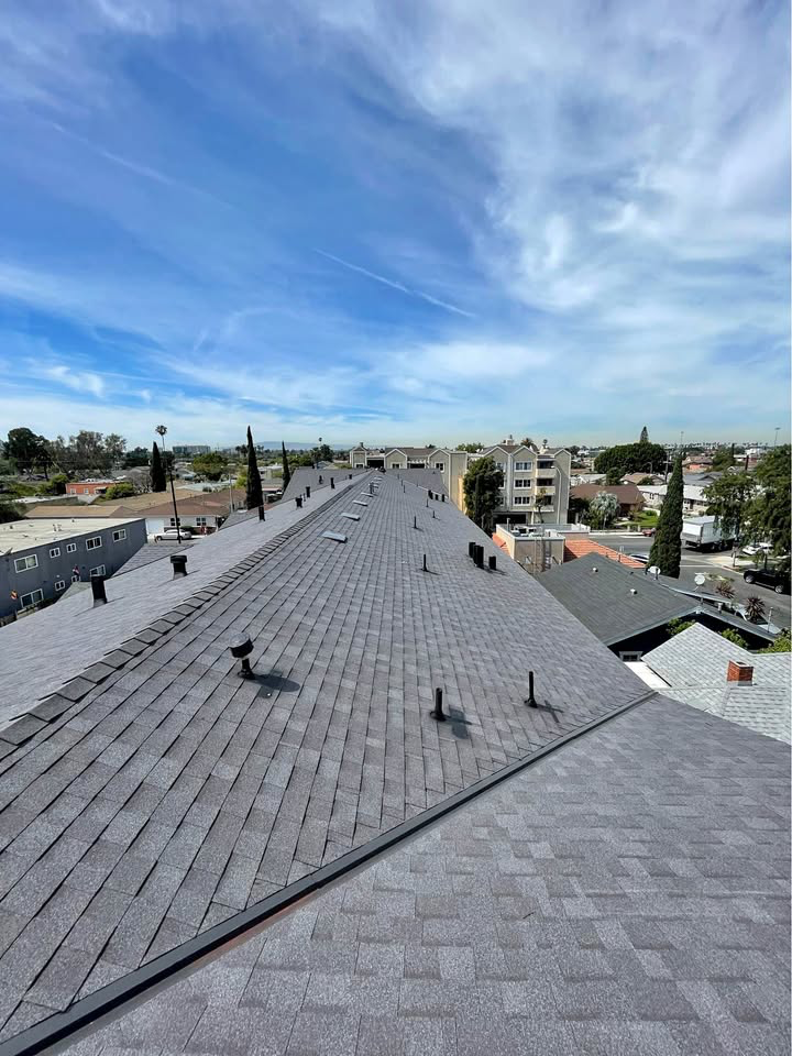 Roof installation project by Luxurious Construction LLC