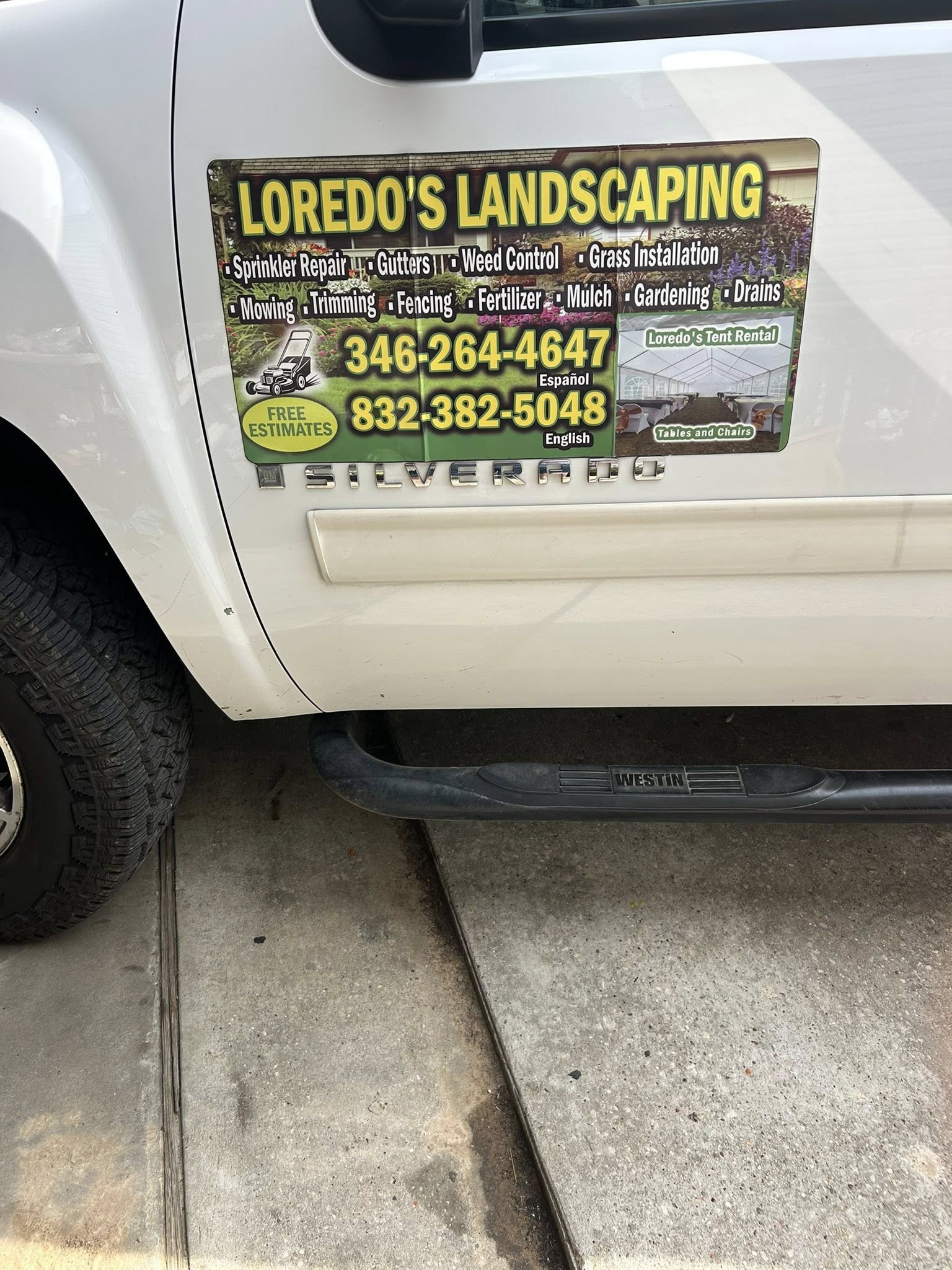  for Loredo's Landscaping in New Caney, TX